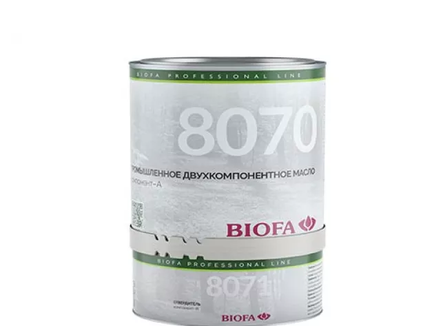 Двухкомпонентное промышленное масло А+В 8070/8071 Biofa