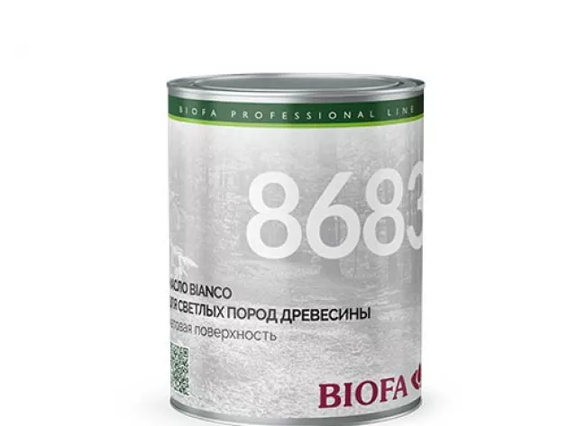 Масло Bianco для светлых пород древесины 8683 Biofa