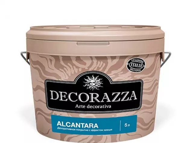Декоративная штукатурка с эффектом замши Decorazza Alcantara: фото товара