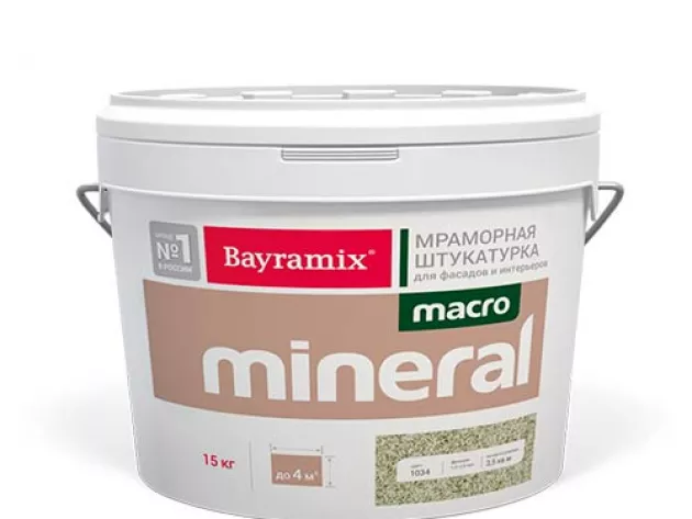 Мраморная штукатурка Macro Mineral Bayramix: фото товара